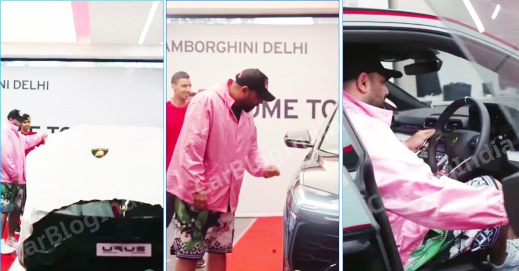 rapper badshah black lamborgini urus