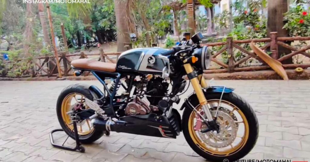 Royal Enfield Cafe Racer Bajaj Pulsar