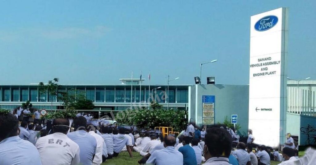 Ford Indian workers go on strike