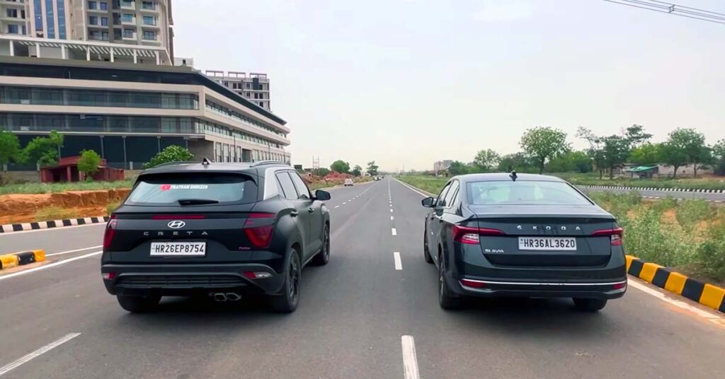 Skoda Slavia 1.0 Hyundai Creta 1.4 Turbo gives a tough fight