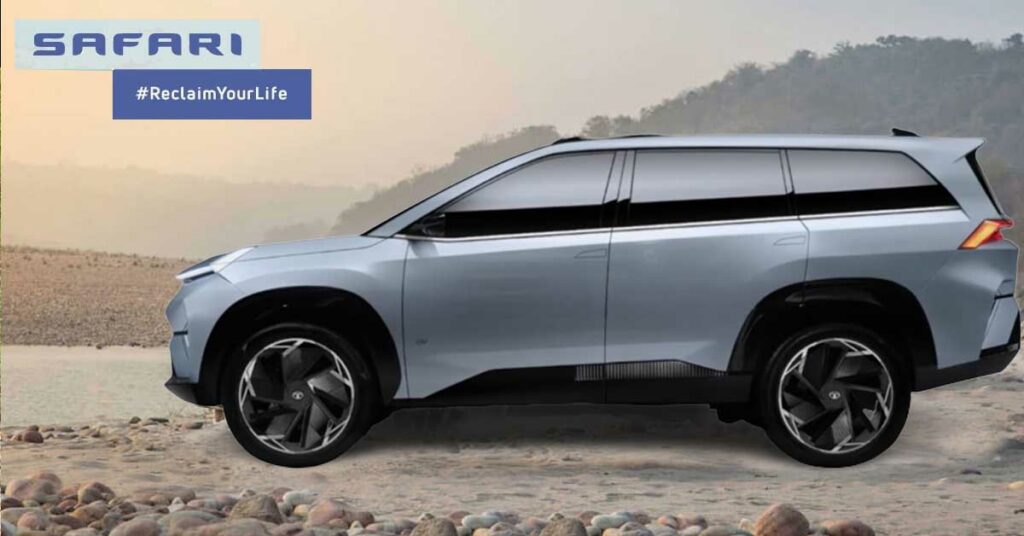 The next generation based on the concept of Curvv Tata Safari
