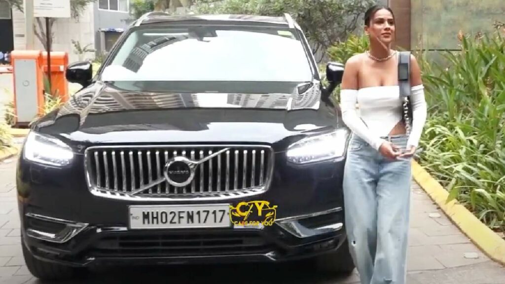 Nia sharma volvo xc90 Car Blog India Nia Sharma in Volvo Xc90