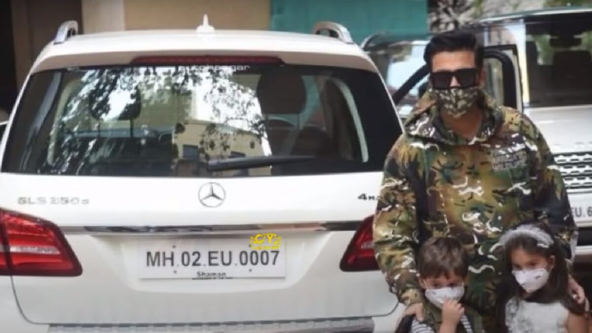 Mercedes benz gls350d karan johar Car Blog India Karan Johar with His Mercedes benz Gls 350d