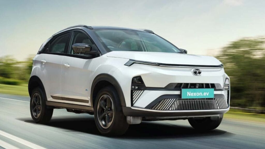 Tata nexon ev front three quarters Car Blog India Tata Nexon Ev