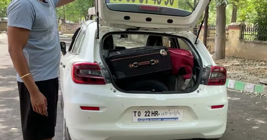 Maruti baleno cng boot space Car Blog India Boot Space of Maruti Baleno Cng